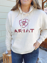 Load image into Gallery viewer, Ariat Oatmeal Hoodie
