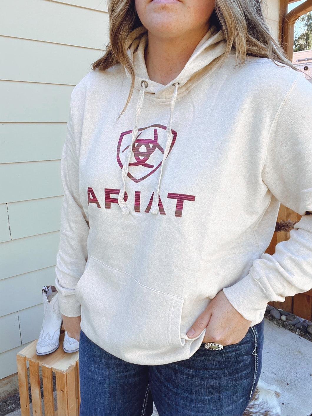 Ariat Oatmeal Hoodie