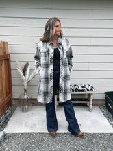 Load image into Gallery viewer, Black Plaid Jacket
