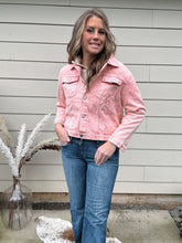 Load image into Gallery viewer, Pink Denim Jacket
