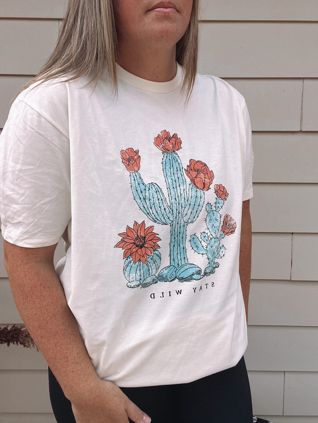 Stay Wild Cactus Tee