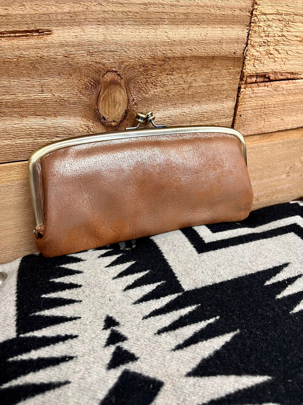 Cora Hobo Wallet Patina