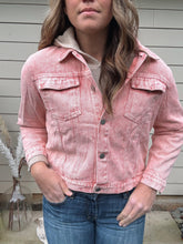 Load image into Gallery viewer, Pink Denim Jacket
