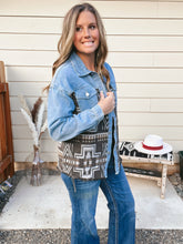 Load image into Gallery viewer, Denim Aztec Jacket
