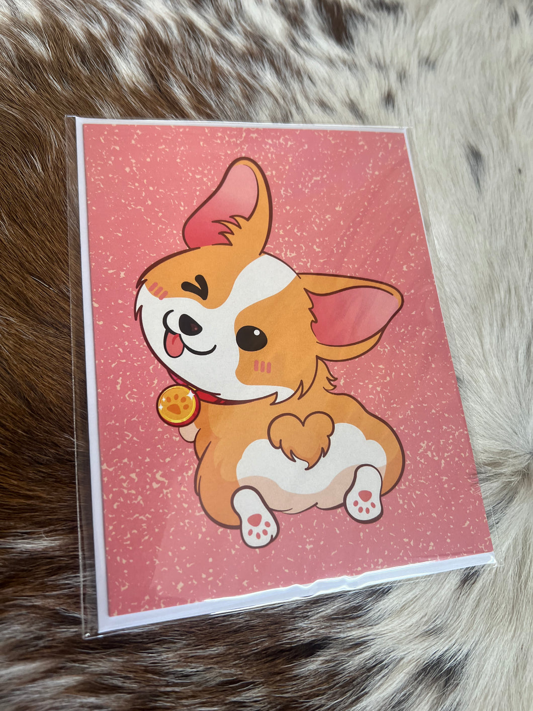 Corgi Butt Card Blank