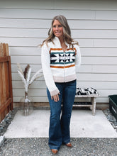 Load image into Gallery viewer, Aztec Zip Sweater
