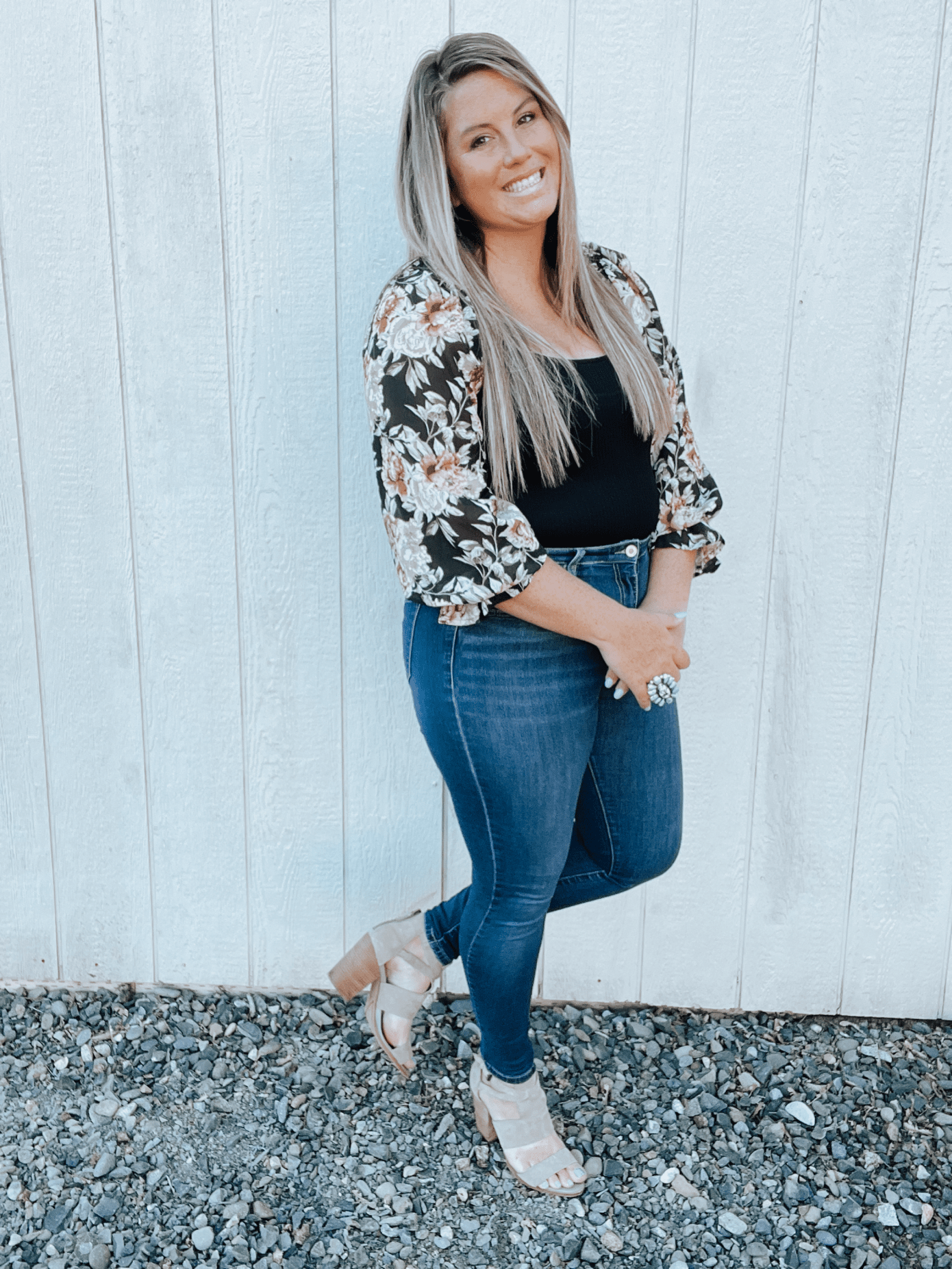 Black Floral Bodysuit – Baileymay's Boutique