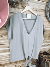 Load image into Gallery viewer, V-Neck Tie Top
