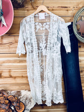 Load image into Gallery viewer, White Lace Cardigan
